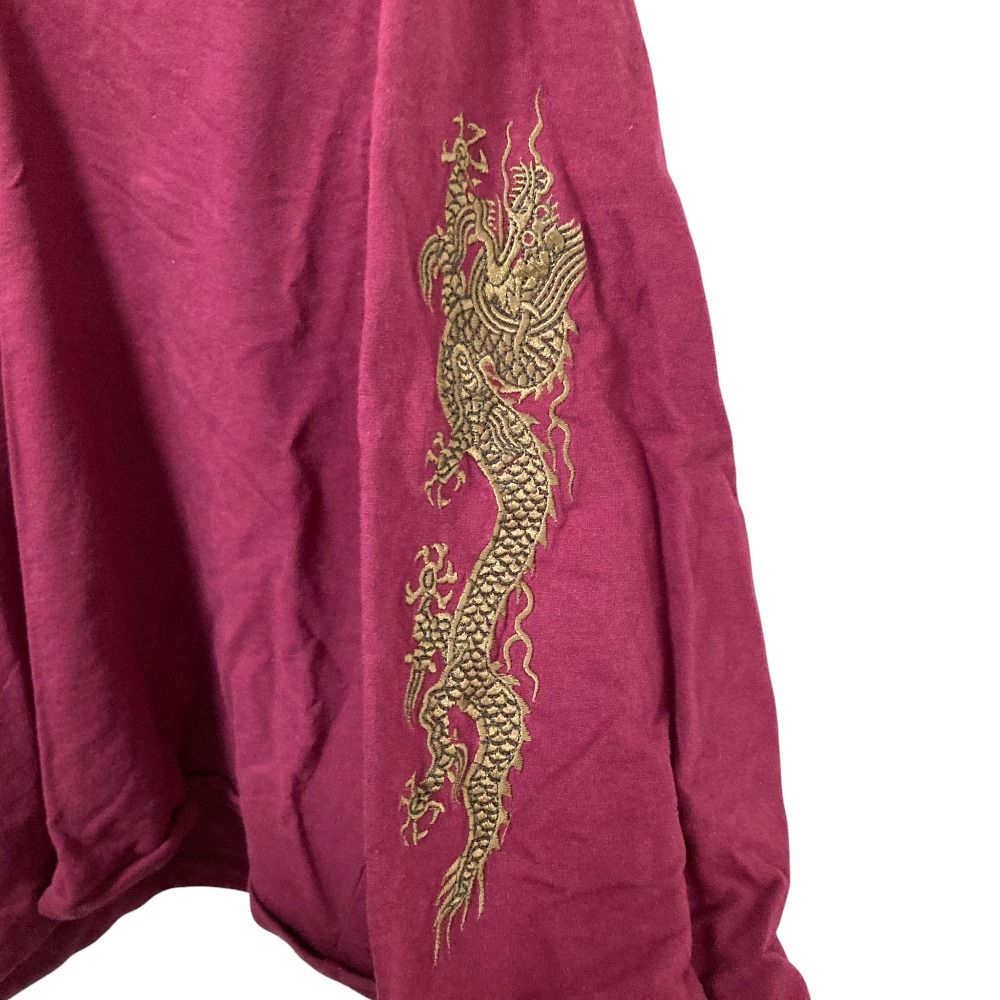 美品 VIVIENNE TAM ヴィヴィアンタム 龍 ドラゴン刺繍 Vネック ロング