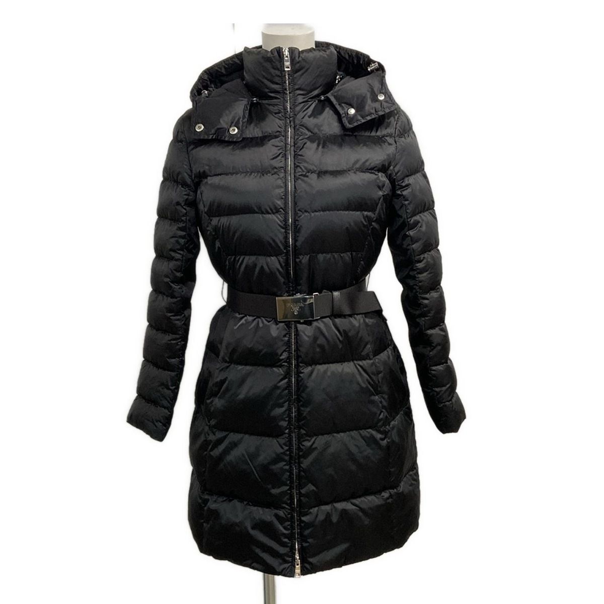 PRADA(プラダ) ダウンコート サイズ40 M レディース美品 - 29Z660 黒