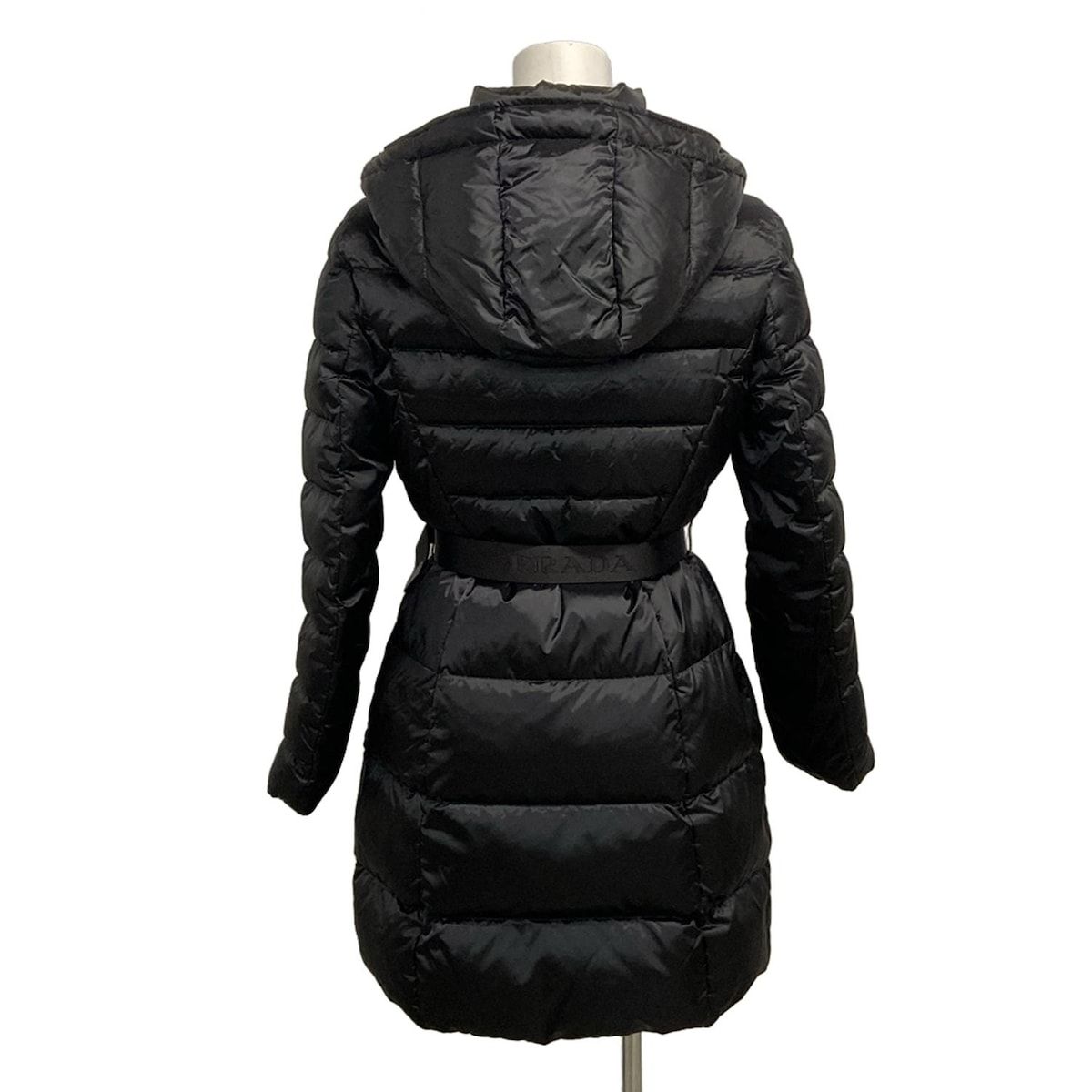 PRADA(プラダ) ダウンコート サイズ40 M レディース美品 - 29Z660 黒