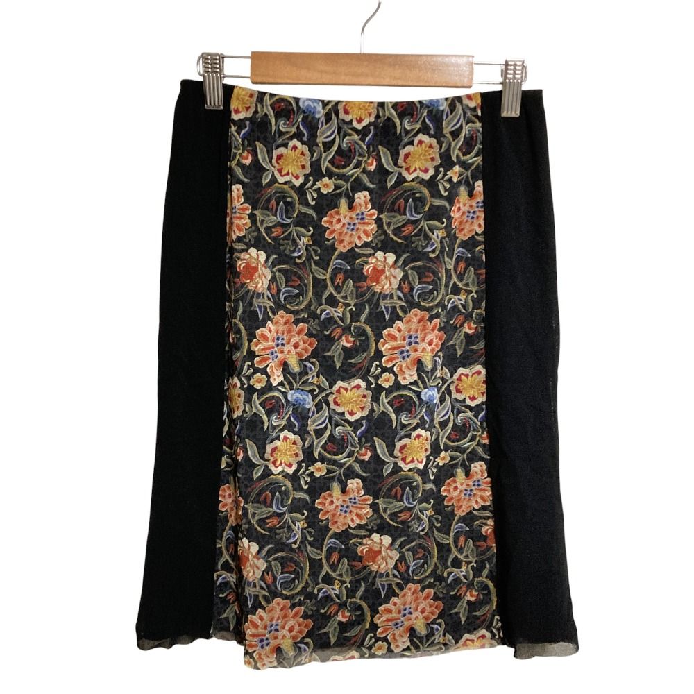 美品 VIVIENNE TAM ヴィヴィアンタム フラワープリント サイドパネル