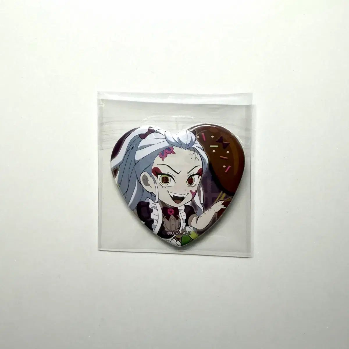 鬼滅の刃 バレンタイン ハート 缶バッジ ダキ