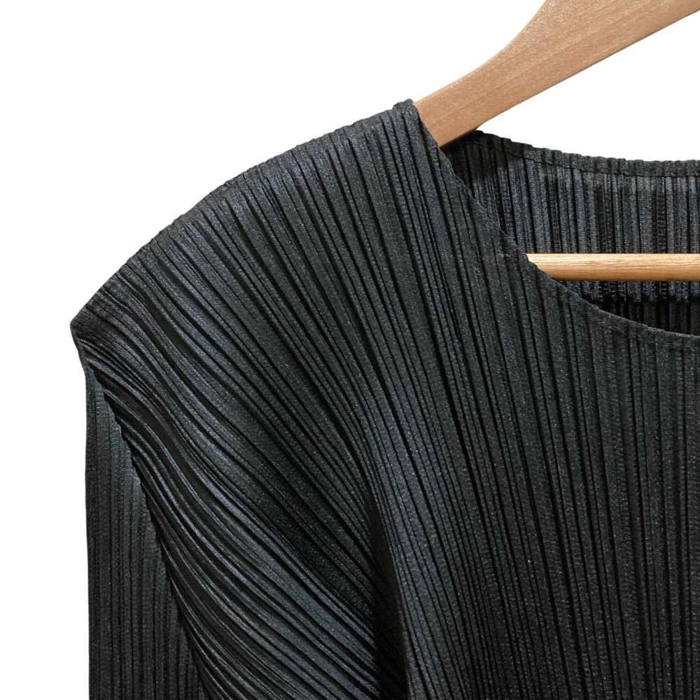 極美品✨PLEATS PLEASE プリーツ　長袖　ブラック　Lサイズ 中古・古着通販】PLEATS PLEASE (プリーツプリーズ) 長袖シャツ