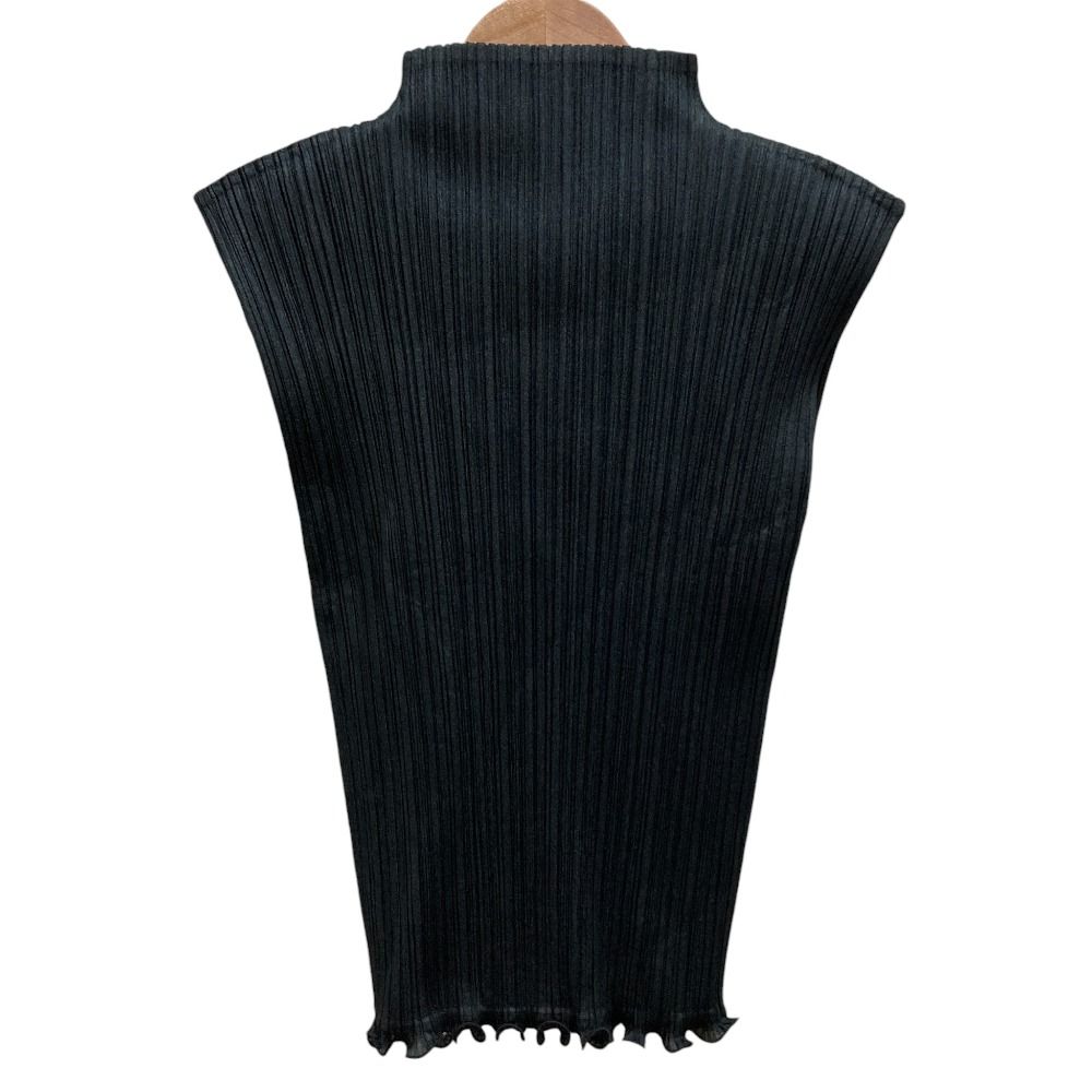 未使用級✩プリーツプリーズ イッセイミヤケ ノースリーブ トップス ハイネック 美品 PLEATS PLEASE ISSEY MIYAKE プリーツプリーズ イッセイミヤケ