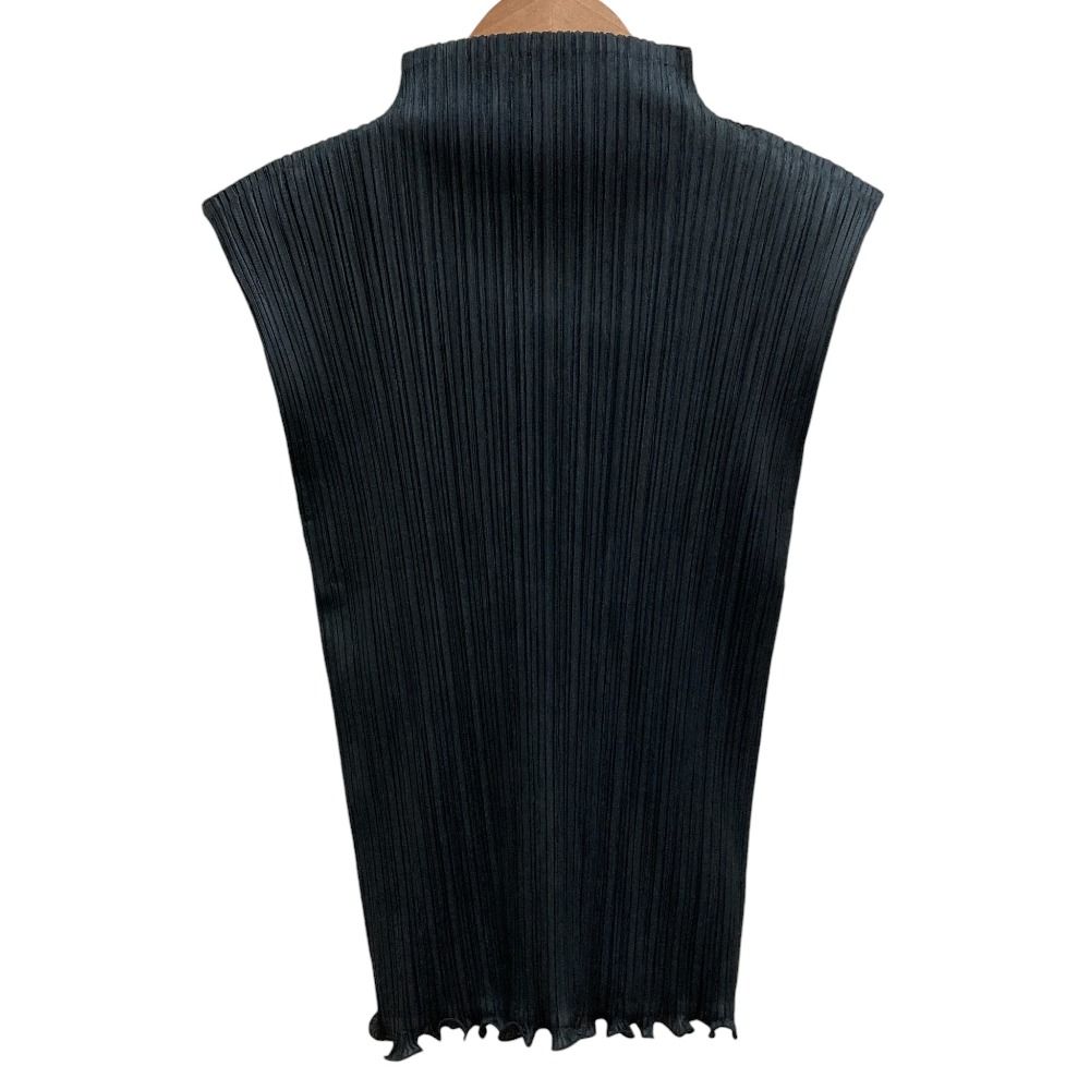 極美品✩プリーツプリーズ イッセイミヤケ ノースリーブ トップス ハイネック L 美品 PLEATS PLEASE ISSEY MIYAKE プリーツプリーズ イッセイミヤケ