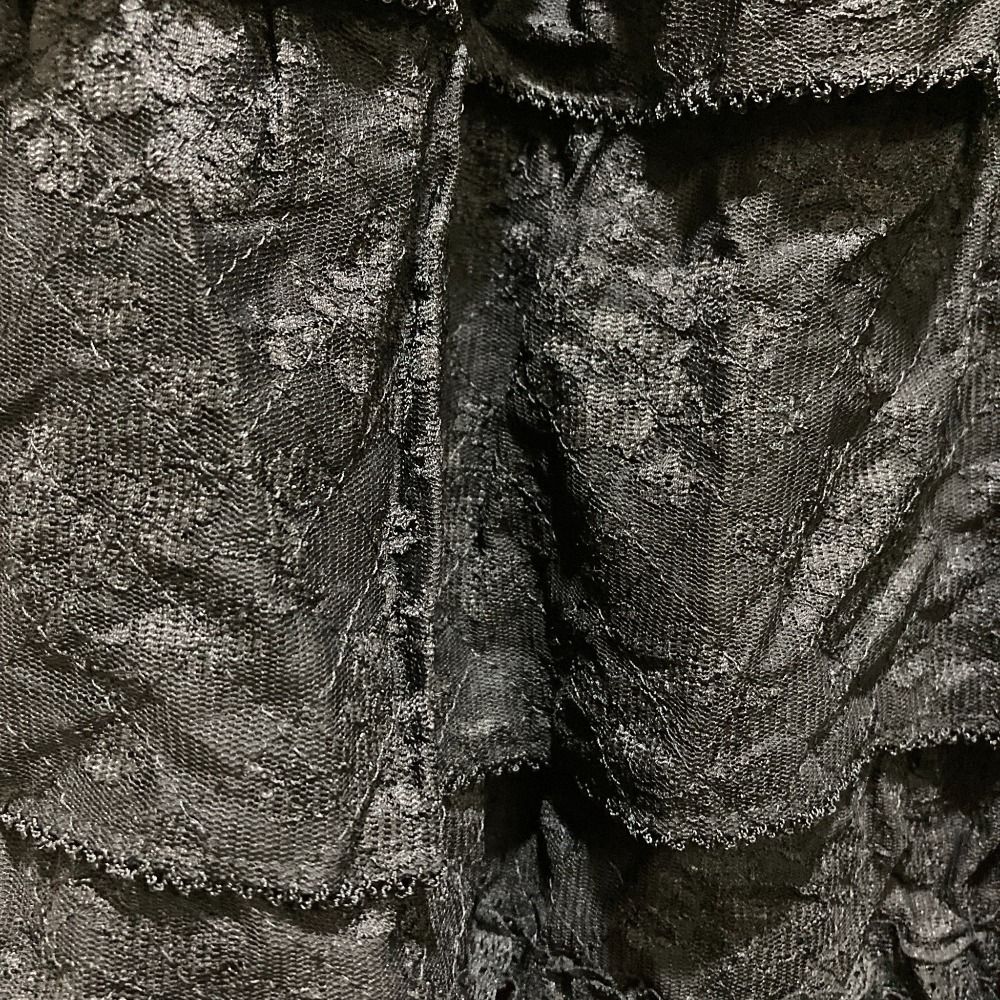 美品 KANEKO ISAO カネコイサオ 総レース 段々ティアード イージー  