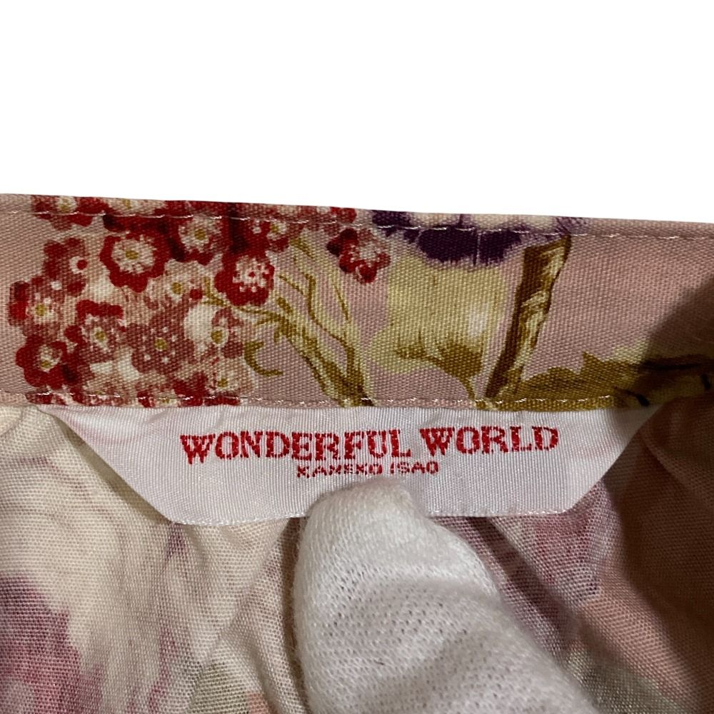 美品 WONDERFUL WORLD ワンダフルワールド カネコイサオ フラワー  
