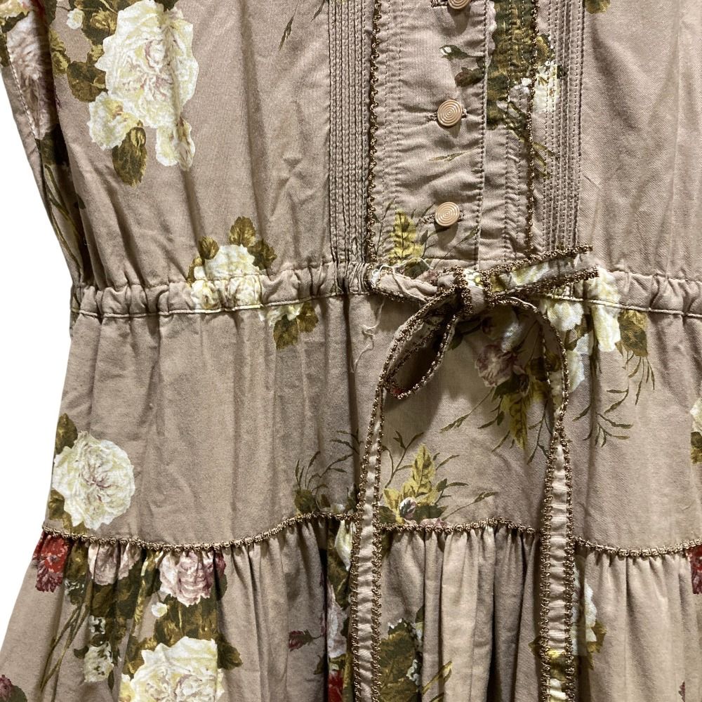 美品 KANEKO ISAO カネコイサオ ピコフリル フラワープリント ショート