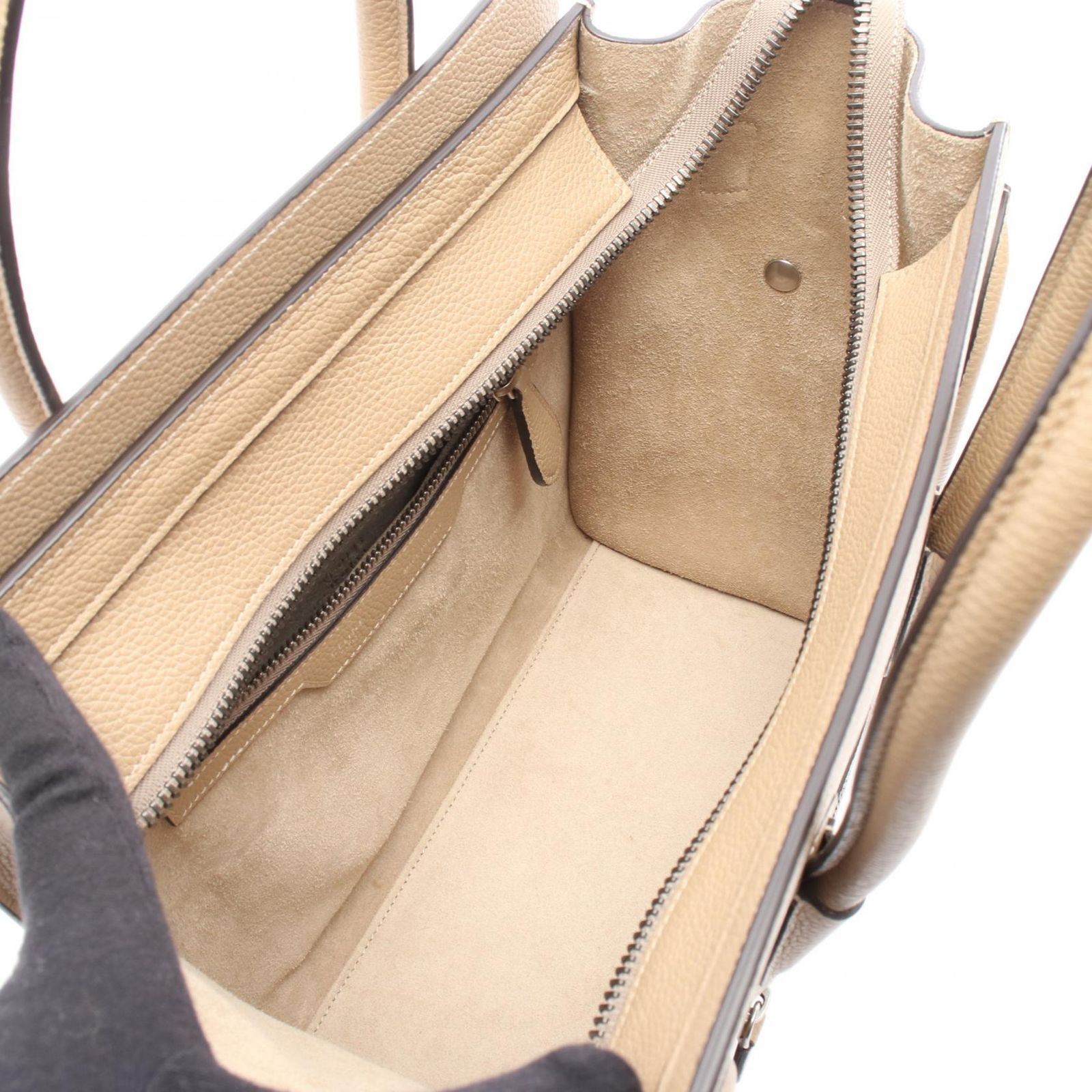 セリーヌ CELINE トートバッグ ラゲージ マイクロショッパー ベージュ