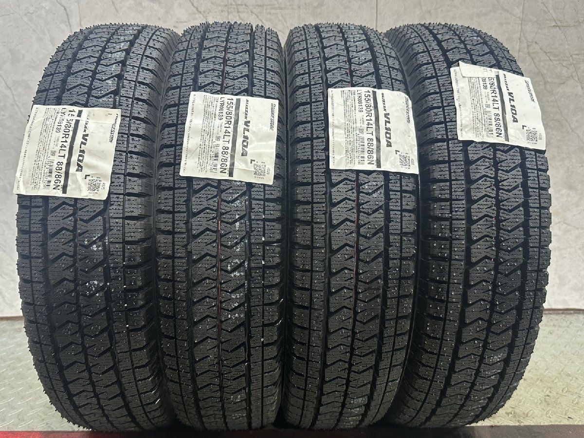 新品】2025年製 BS BRIDGESTONE BLIZZAK VL10A 155/80R14 88/86N LT 14