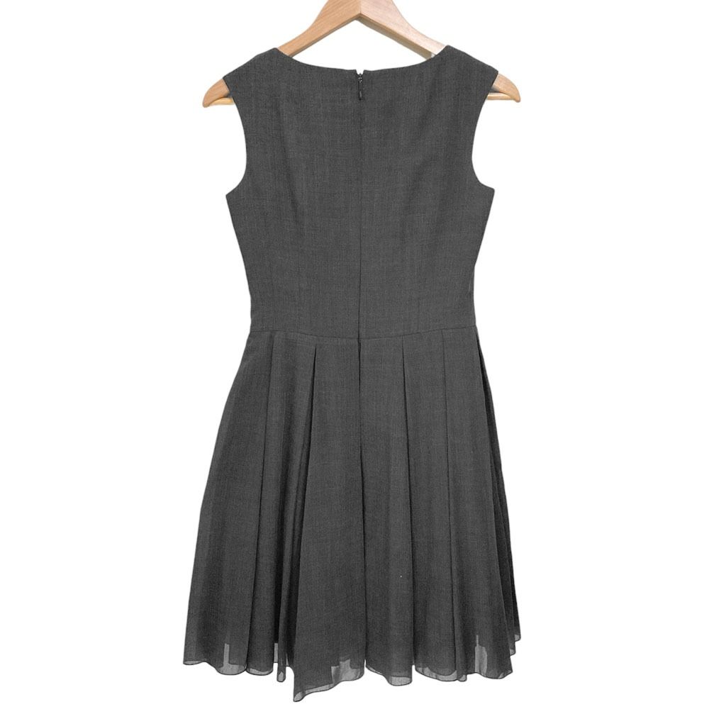 未使用 Rene ルネ ウォッシャブルポリウール ノースリーブワンピース