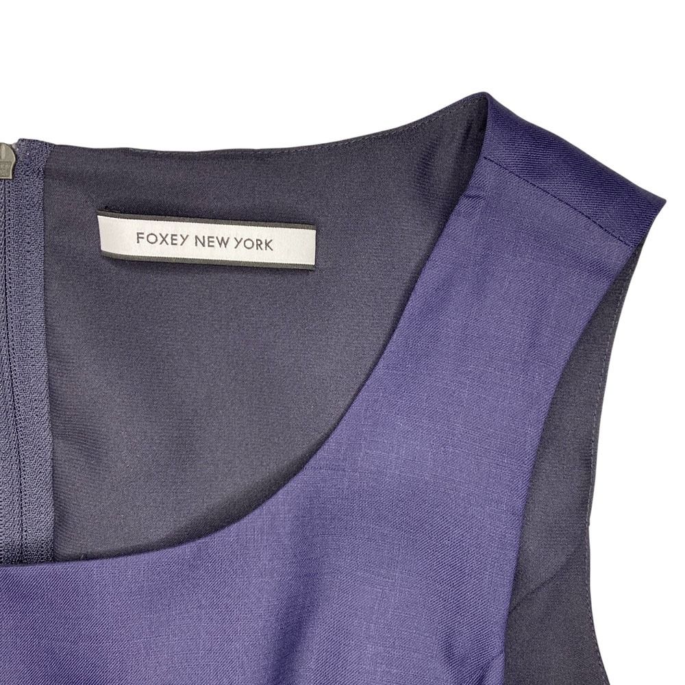 新品同様 FOXEY NEWYORK フォクシーニューヨーク ギャザーノースリーブ