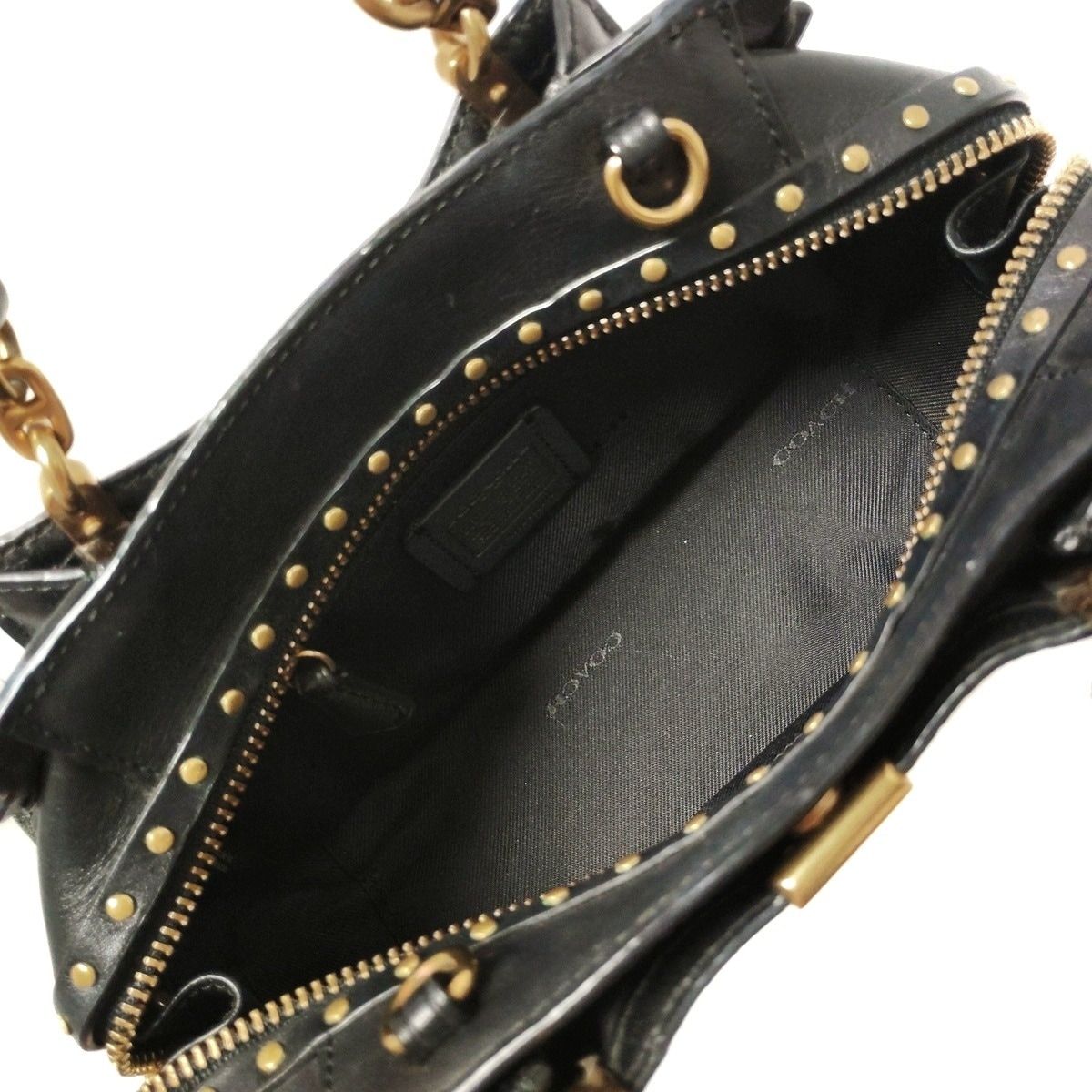 COACH(コーチ) ハンドバッグ ドリーマー21 38838 カーキ×黒 ミニバッグ  