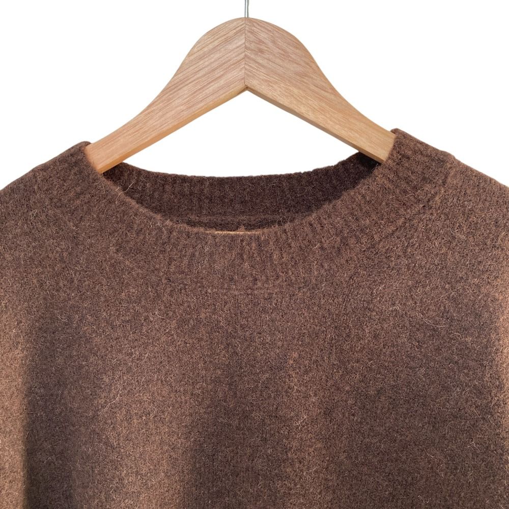 美品 anuke アンヌーク Layered Scarf Knit レイヤード スカーフ