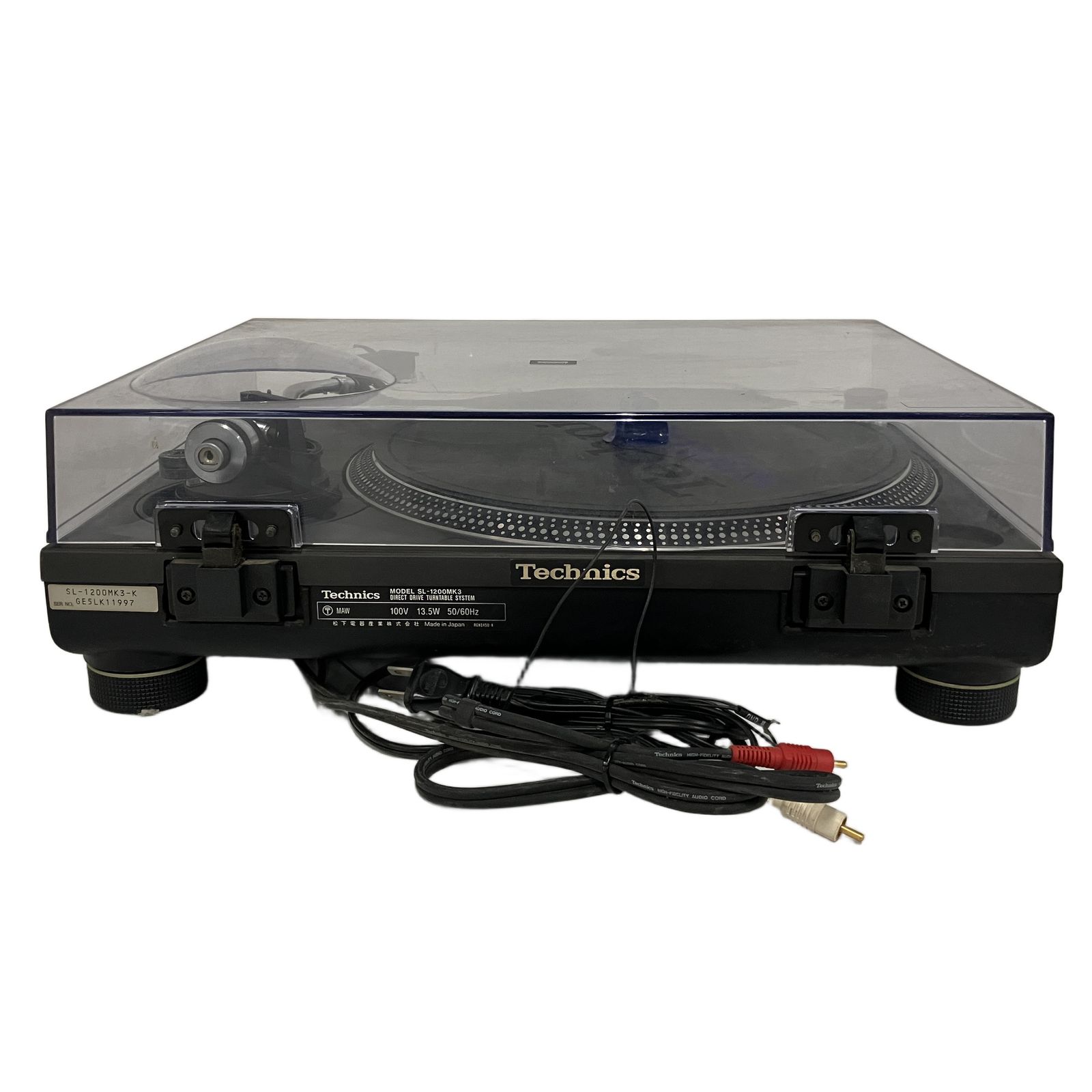 Technics テクニクス SL-1200MK3 ターンテーブル SHURE M44G
