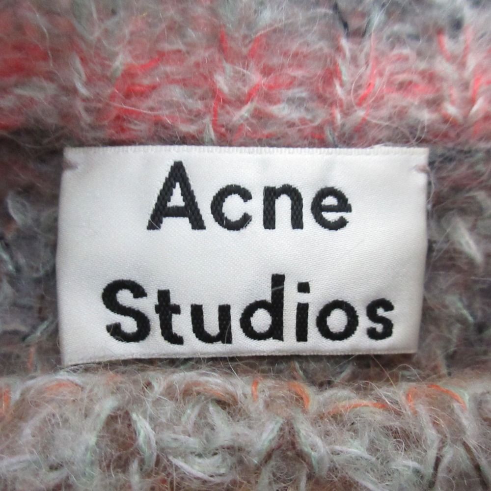 美品 Acne Studios アクネ ストゥディオズ マルチボーダー モヘア