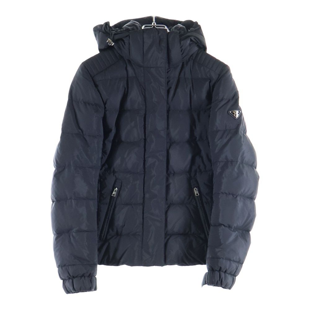 PRADA (プラダ) 21AW トライアングルロゴプレート フーデッド ジップ