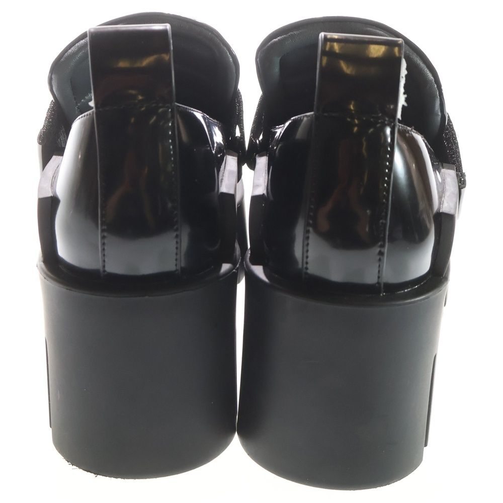 UNITED NUDE (ユナイテッドヌード) エナメル 厚底ローファー ブラック