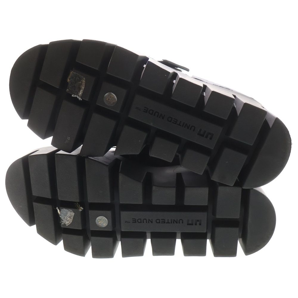 UNITED NUDE (ユナイテッドヌード) エナメル 厚底ローファー ブラック