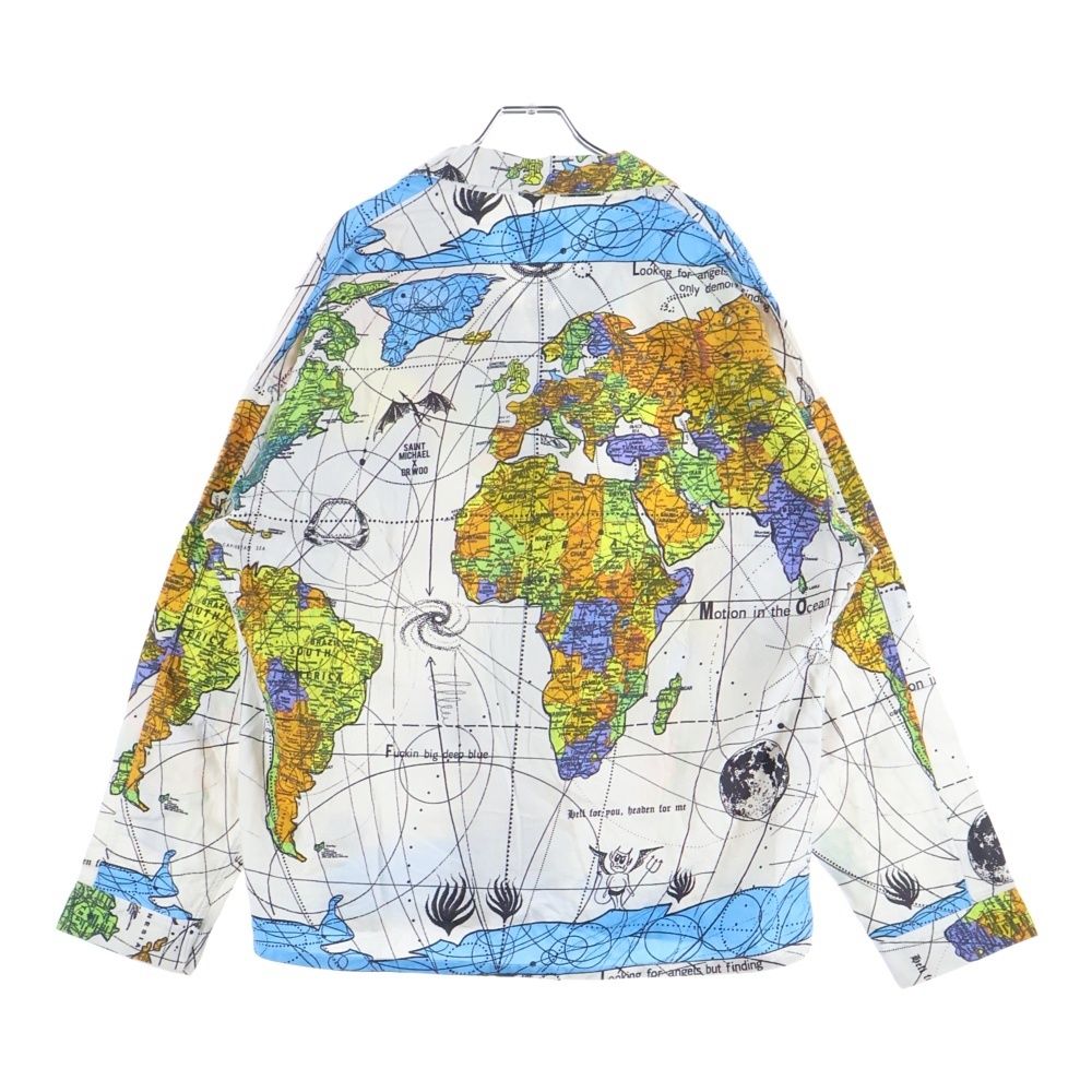 SAINT MICHAEL (セントマイケル) 23SS ×Dr.Woo DW PAJAMA SH WORLD MAP