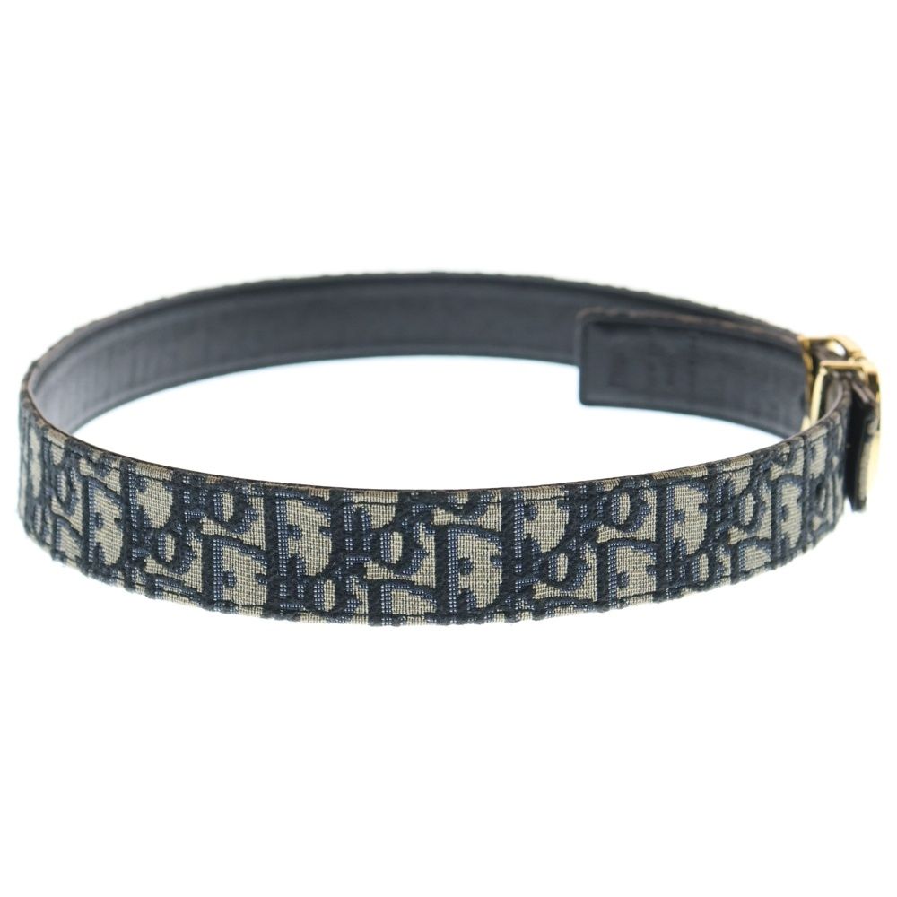 DIOR (ディオール) CD Icon Oblique Jacquard Leather Belt CDアイコン