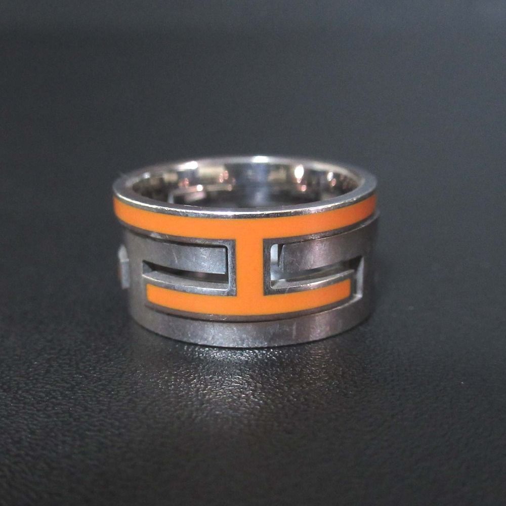 美品 HERMES エルメス ムーブアッシュ リング 指輪 925SV 14号