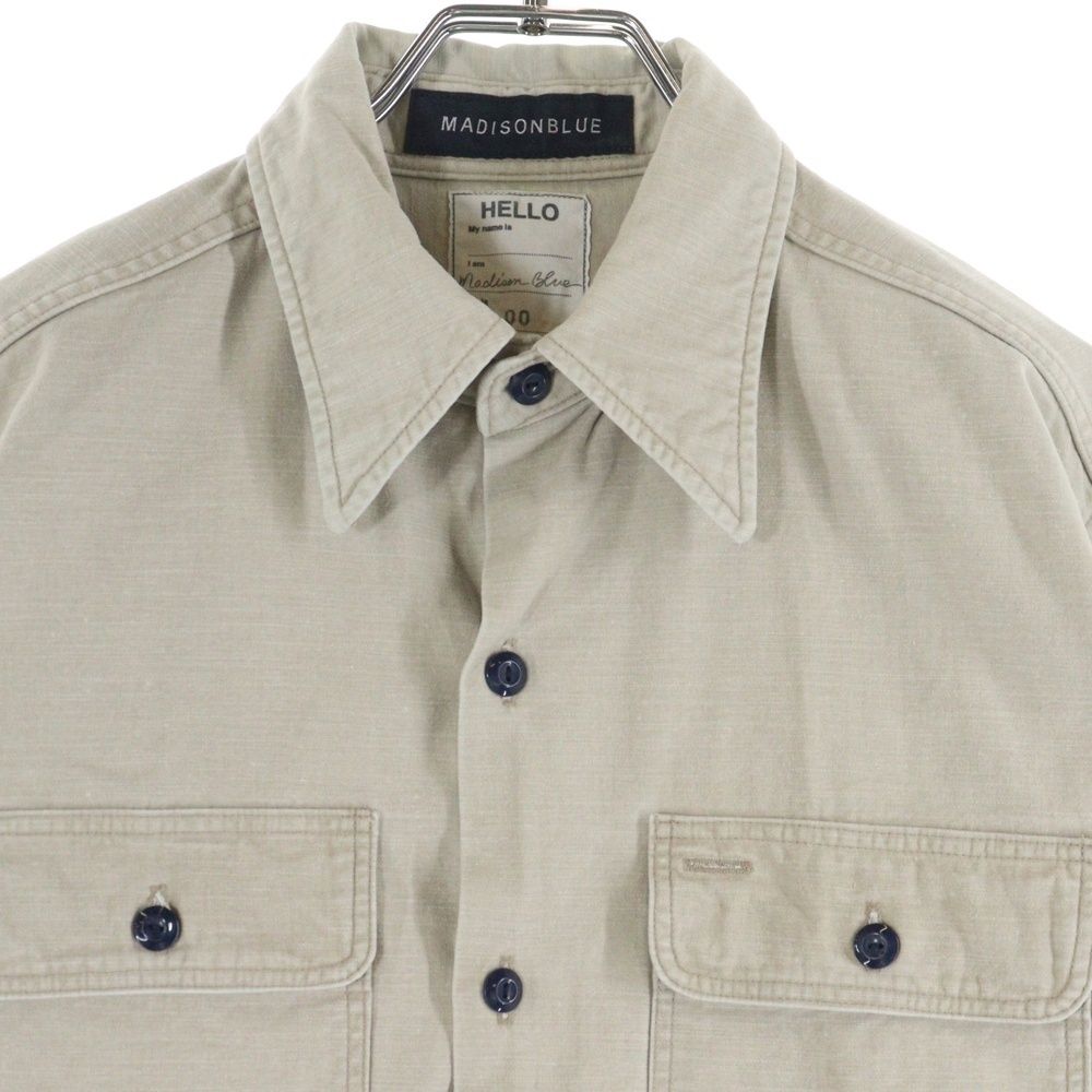 MADISONBLUE (マディソンブルー) HAMPTON BACK SATIN SHIRT ハンプトン