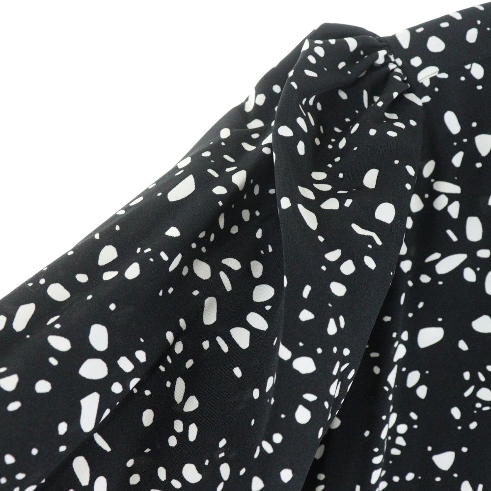 HYKE (ハイク) 23SS PEBBLE PRINTED BLOUSE ぺブル プリンテッド