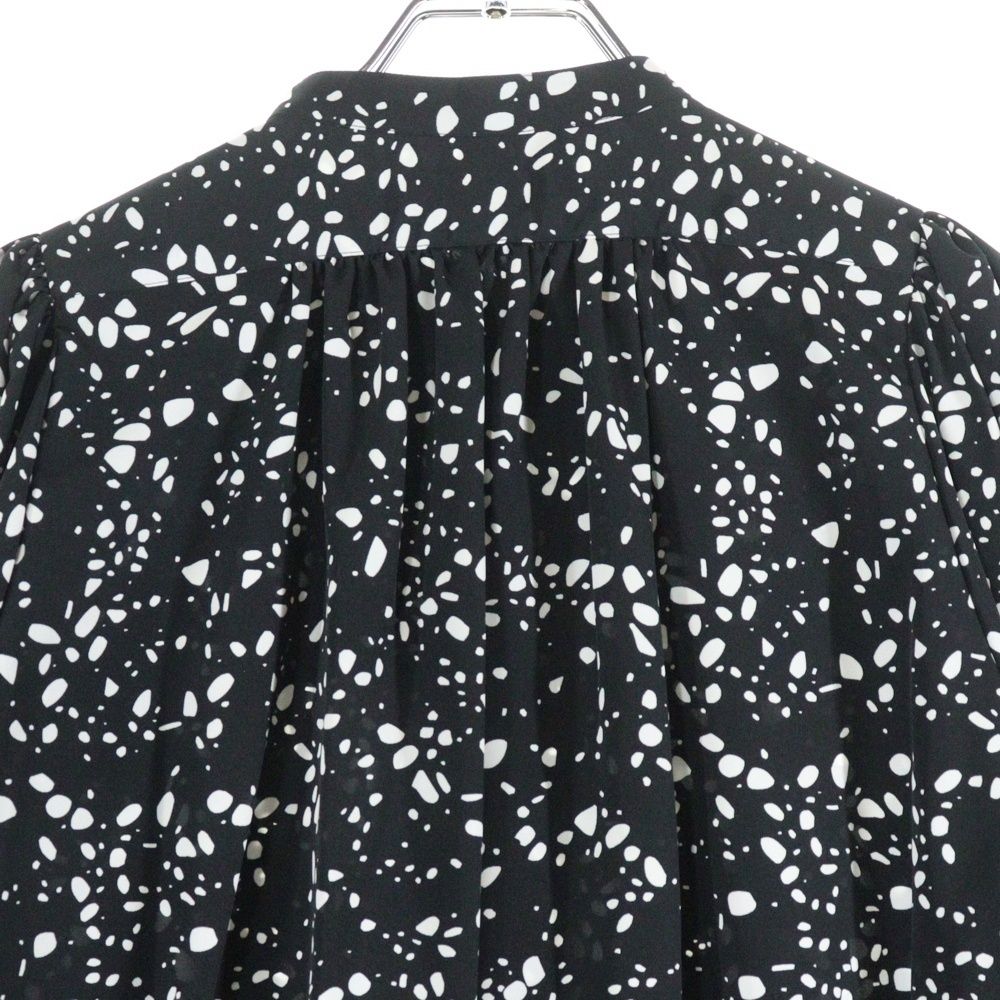 HYKE (ハイク) 23SS PEBBLE PRINTED BLOUSE ぺブル プリンテッド