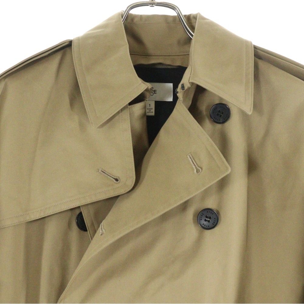 美品✨HYKE トレンチコート ライナー付き レギュラーフィット ベージュ 2 HYKE トレンチコート ベルト ライナー付き レギュラーフィット - メルカリ