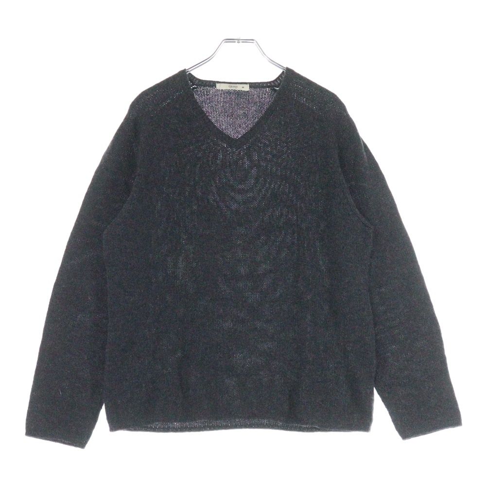 PRADA (プラダ) Vネック ウール ニット セーター グレー - メルカリ