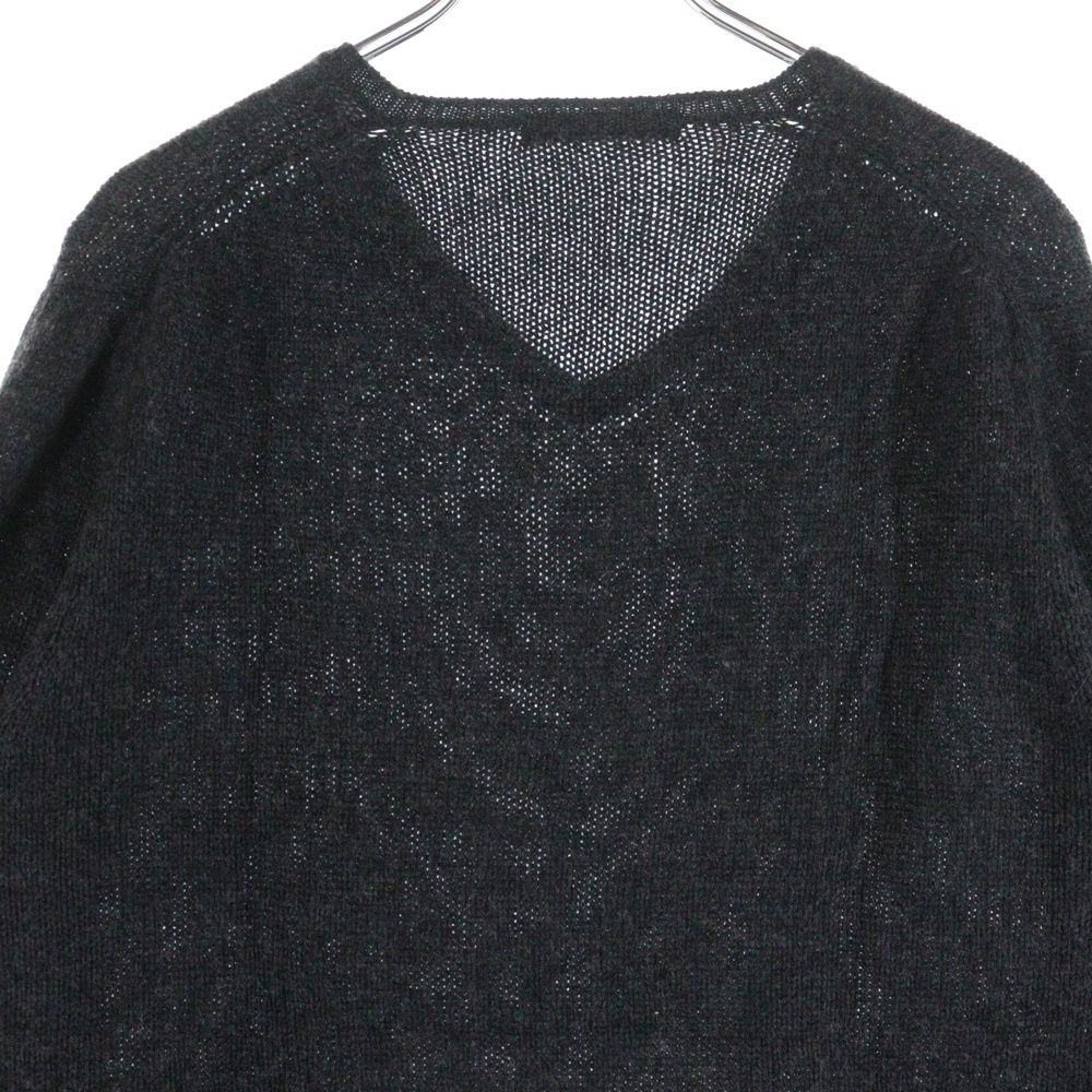 PRADA (プラダ) Vネック ウール ニット セーター グレー - メルカリ