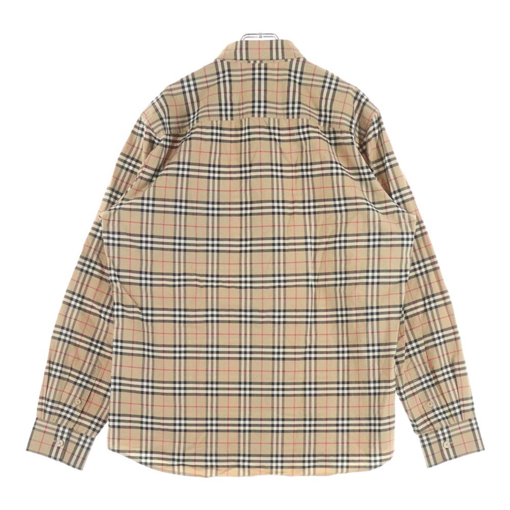BURBERRY (バーバリー) ノバチェック総柄 コットン 長袖シャツ