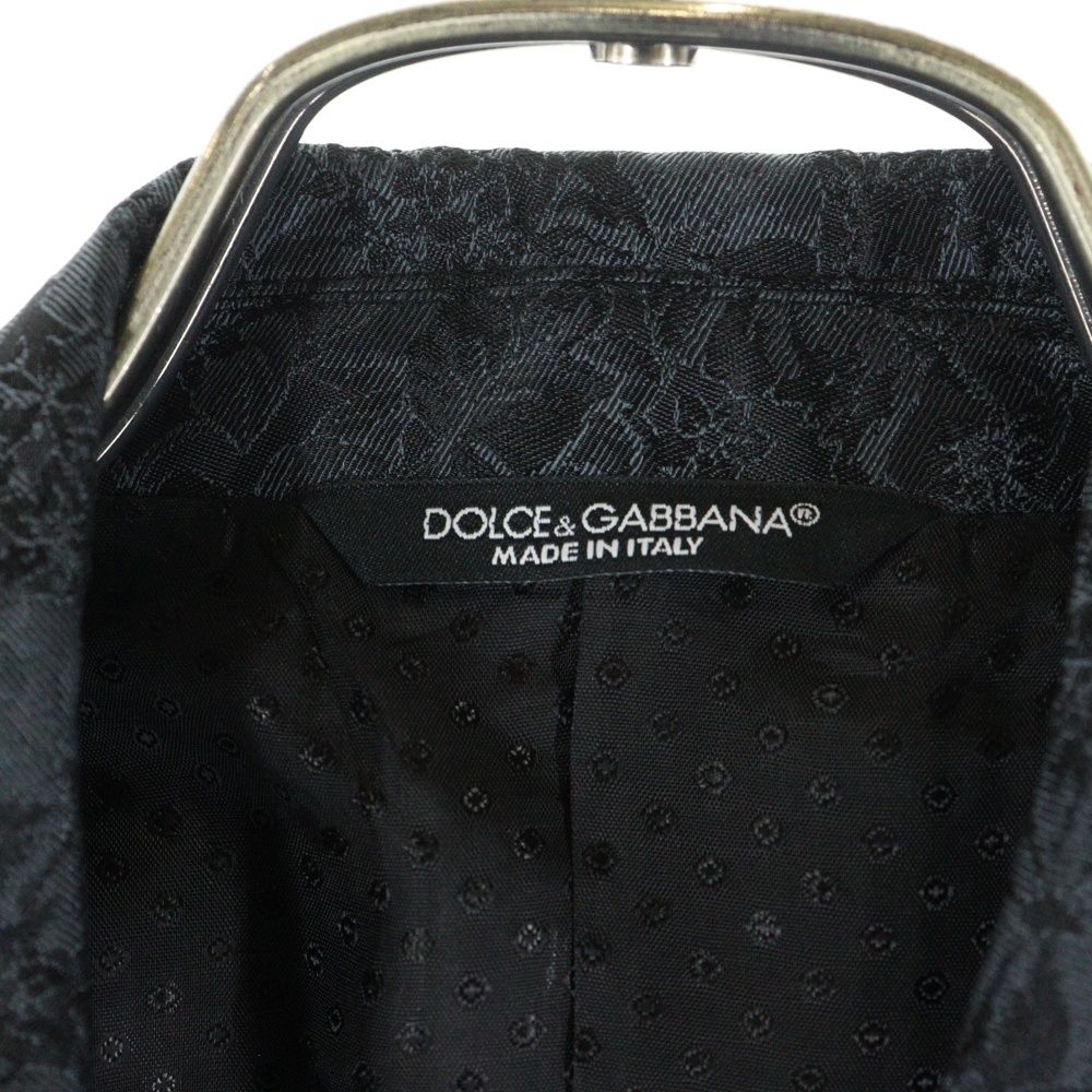 DOLCE & GABBANA (ドルチェアンドガッバーナ) 襟花柄 ダブルブレスト