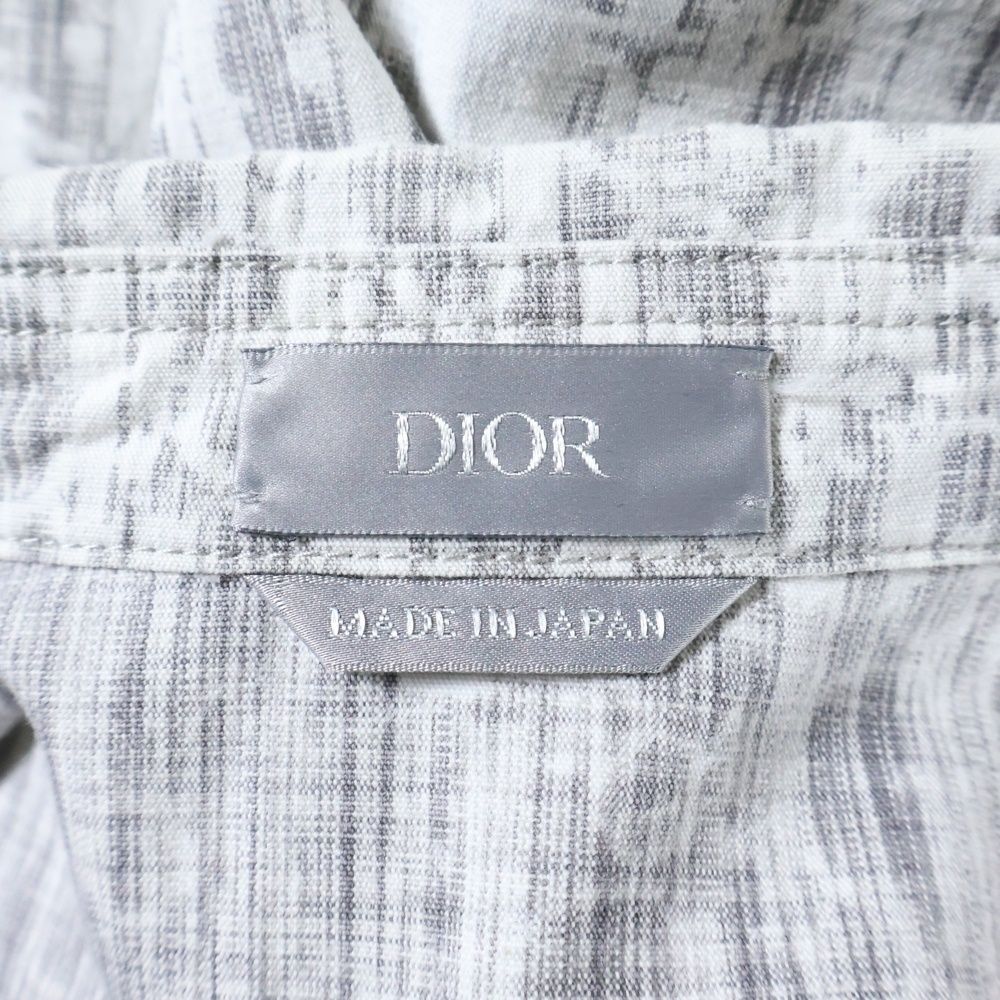 DIOR (ディオール) オブリーク ダメージ加工 ブリーチ 長袖シャツ