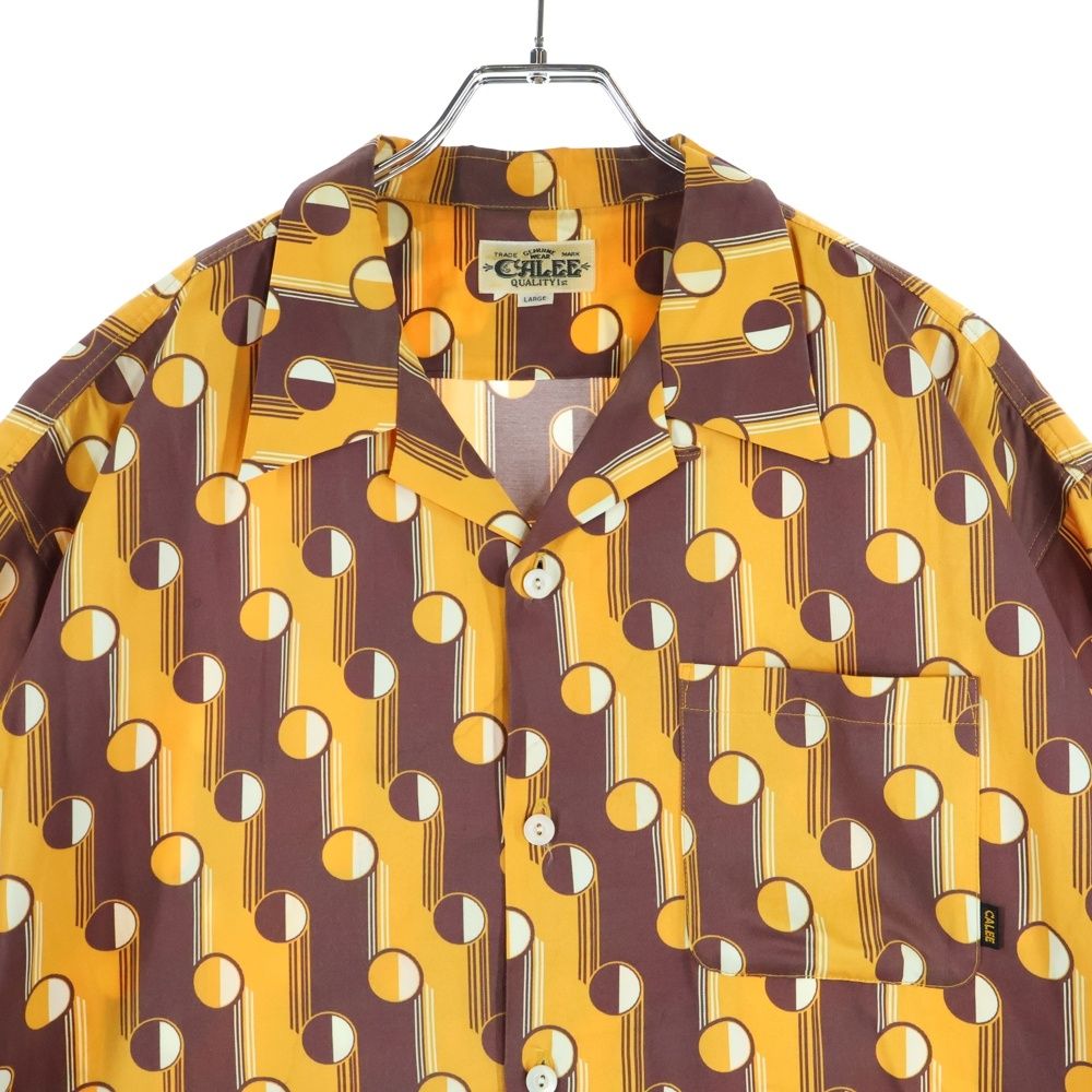CALEE (キャリー) GEOMETRIC DOT PATTERN S/S SHIRT ジオメトリック