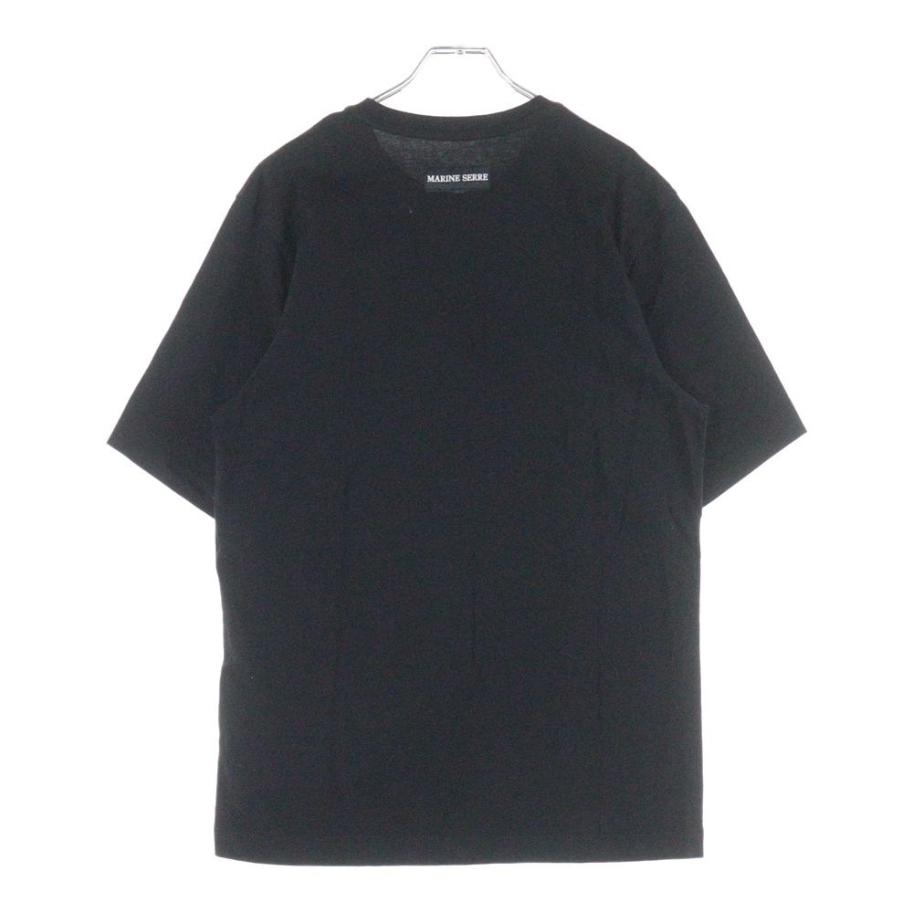 MARINE SERRE (マリーン セル) MOON LOGO CREW T-SHIRT ムーンロゴ刺繍