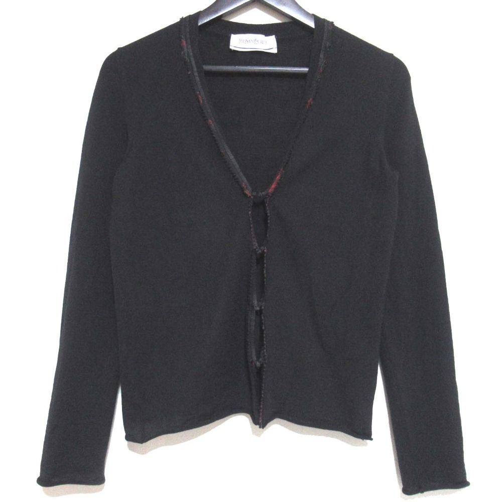 美品 YVES SAINT LAURENT イヴサンローラン 長袖 トリム ニット 美品 YVES SAINT LAURENT イヴサンローラン 長袖 トリム ニット