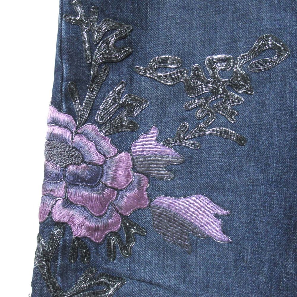 良品 GUCCI グッチ トムフォード期 名作 フラワーエンブロイダリー