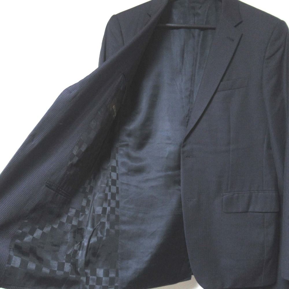 美品 LOUIS VUITTON ルイヴィトン ピンストライプ柄 テーラード