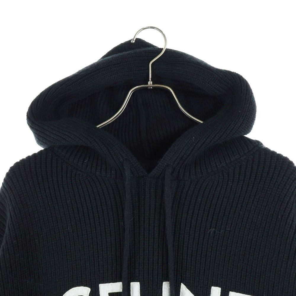 CELINE (セリーヌ) 21AW HOODED SWEATER IN RIBBED WOOL リブ編み