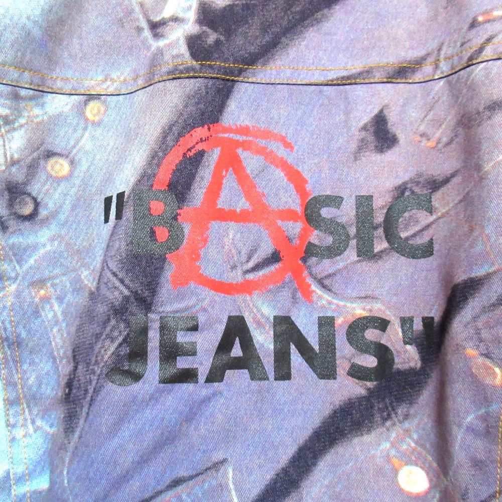 美品 MOSCHINO JEANS モスキーノジーンズ ヴィンテージ 転写プリント