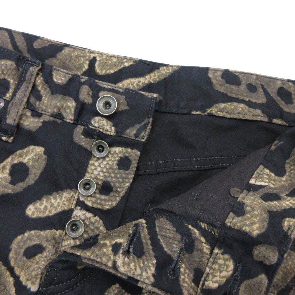 美品 IF SIX WAS NINE イフシックスワズナイン パイソン レオパード柄