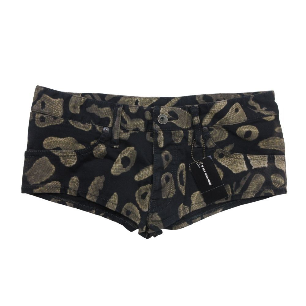 美品 IF SIX WAS NINE イフシックスワズナイン パイソン レオパード柄