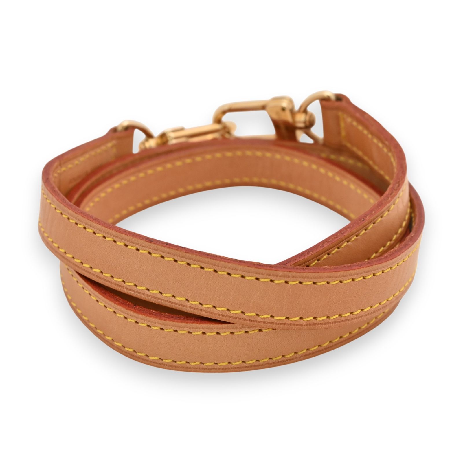 【美品】 新品 LOUIS VUITTON ショルダーストラップ　ヌメ革 ルイヴィトン ショルダーストラップ ヌメ革 レザー Aランク lv1313jj