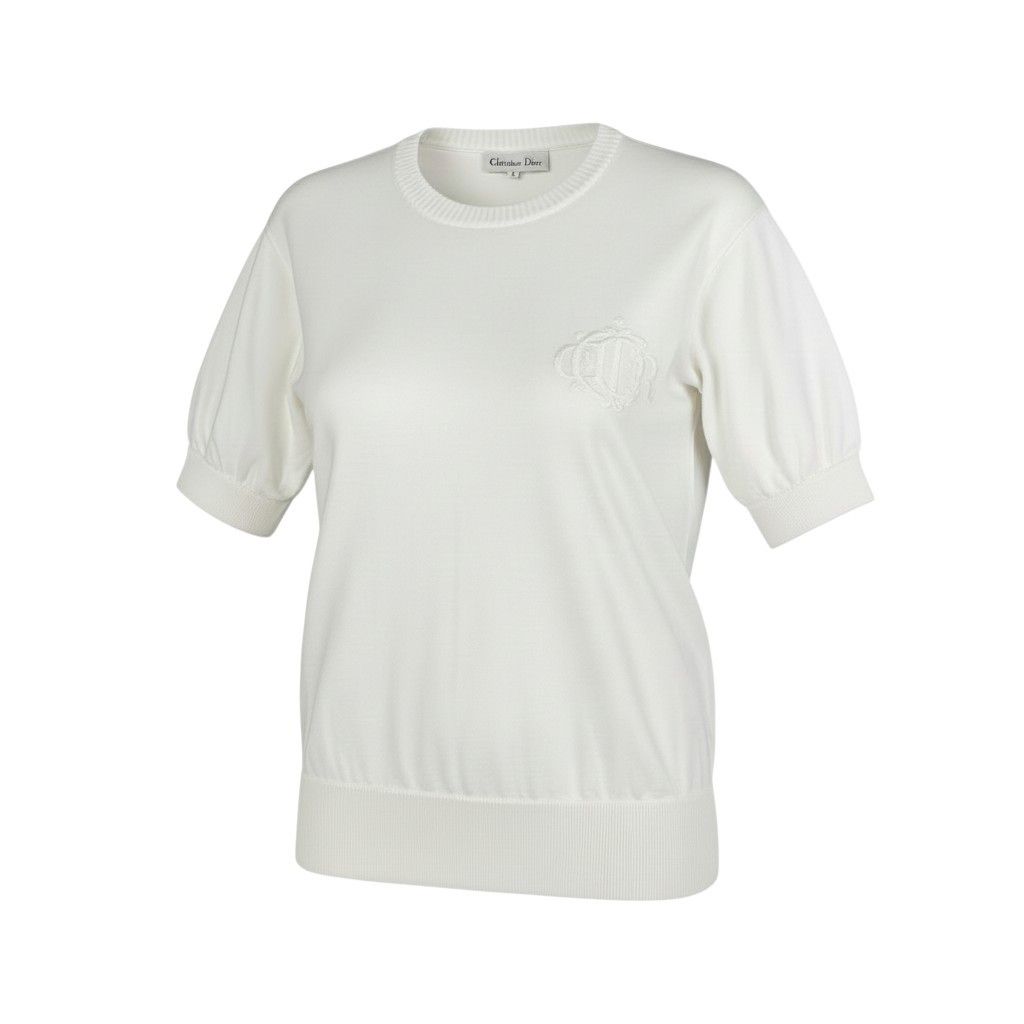 12a23 Christian Dior クリスチャンディオール 半袖ニット サマー