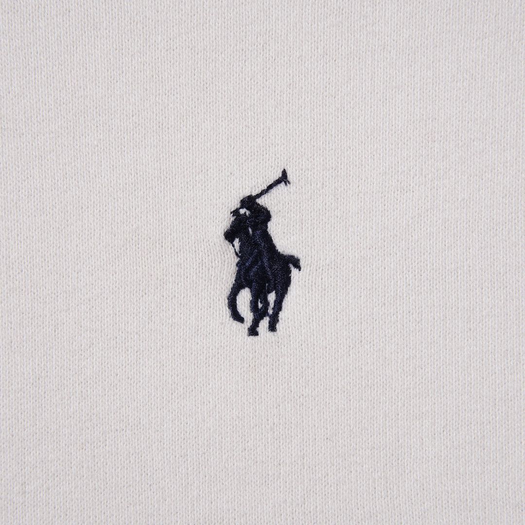 ポロラルフローレン POLO RALPH LAUREN パーカー M ホワイト ポニー