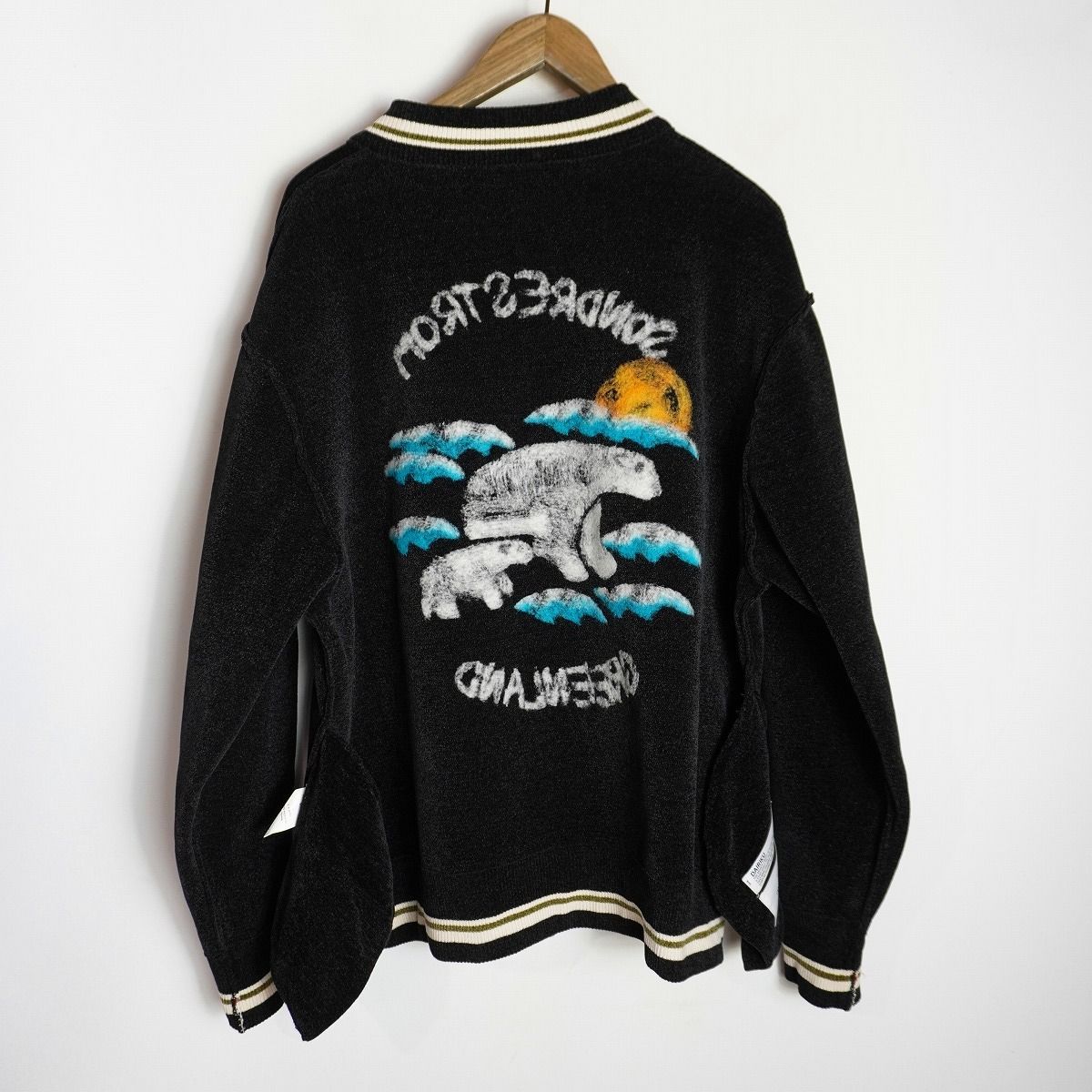 DAIRIKU ダイリク Needle Punch Rversible Ska Knit ニット スカジャン