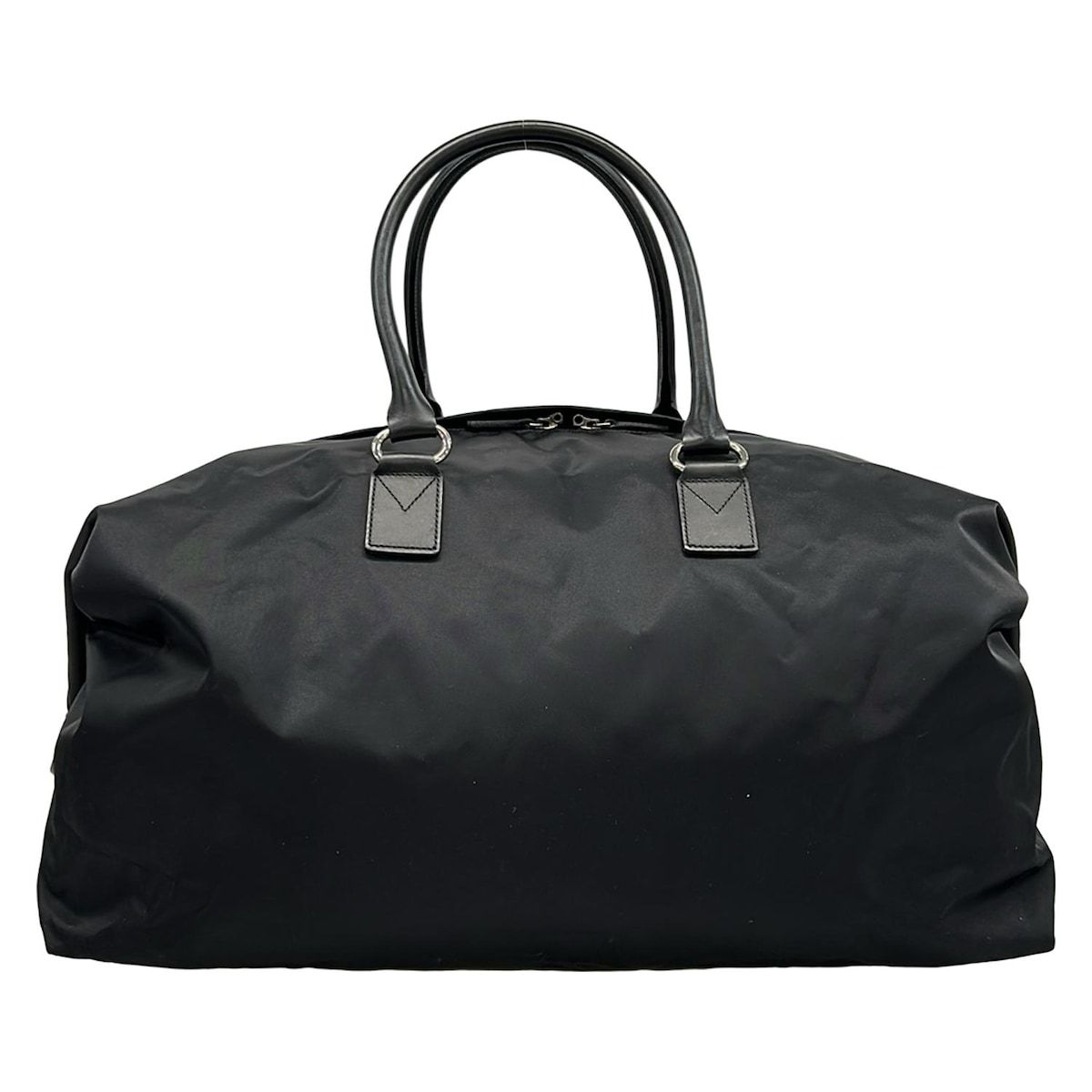 agnes b(アニエスベー) ボストンバッグ - 黒 VOYAGE/本体ロックなし