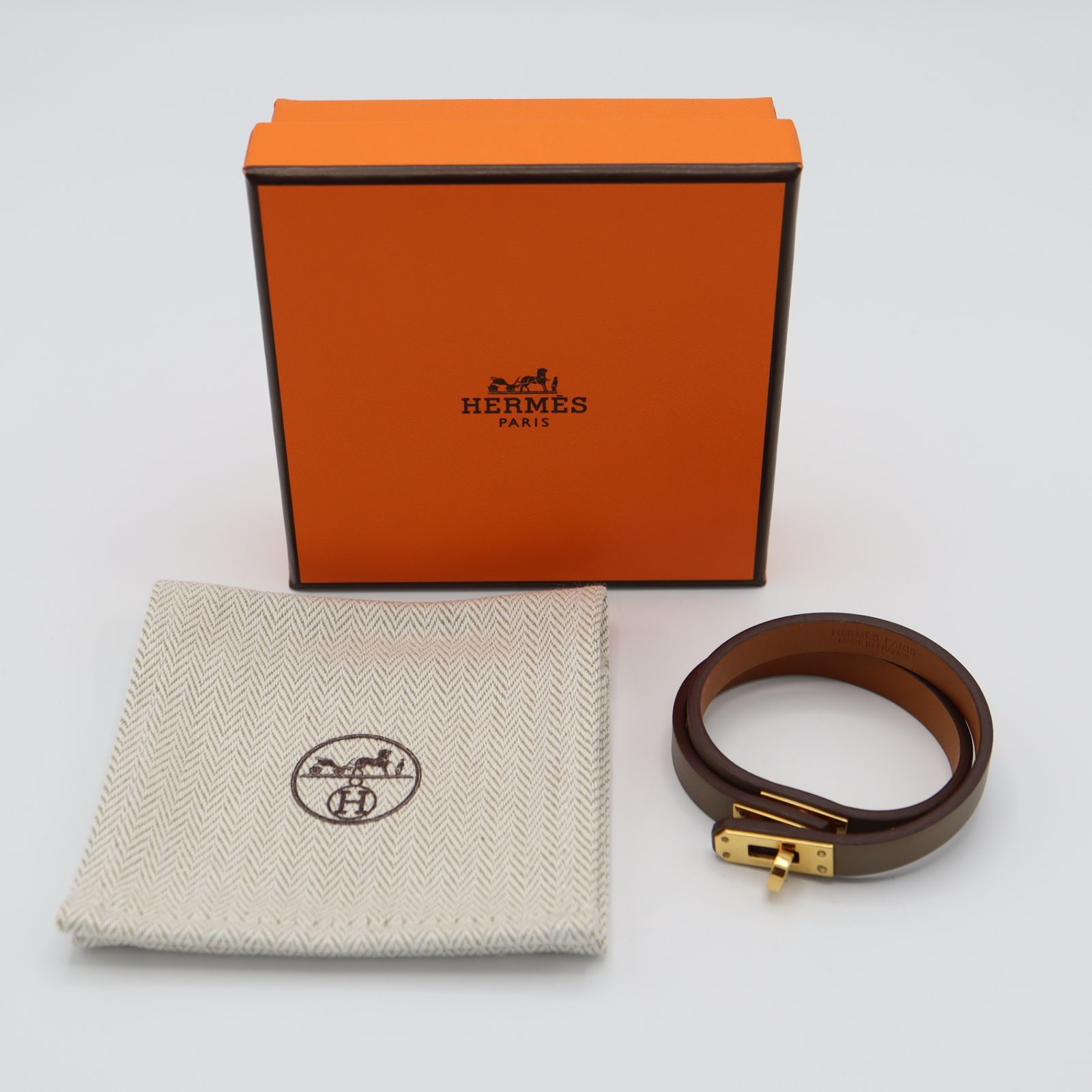 HERMES エルメス ブレスレット ミニ・ケリー ドゥブルトゥール ケリー