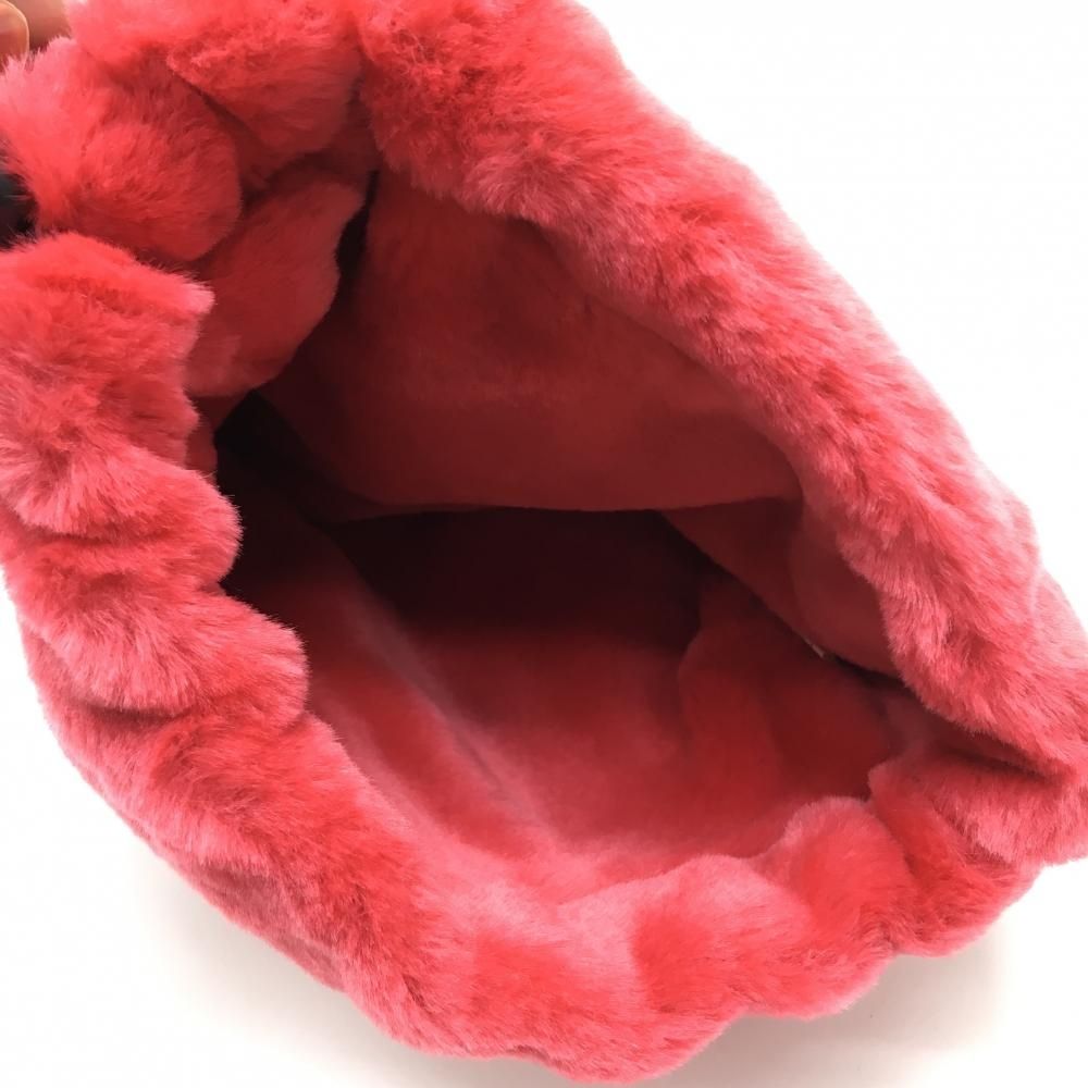 超美品】パーリーゲイツ ボアアイアンカバー ピンク×ネイビー ニコ